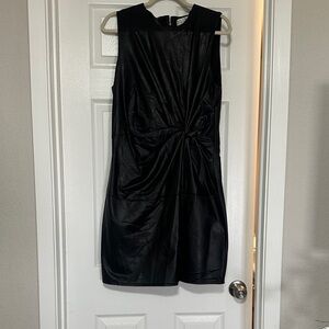 Molly Bracken Black Leather Dress